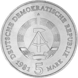 5 Mark DDR 1981 - Berlin Brandenburger Tor