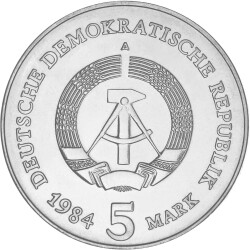 5 Mark DDR 1984 - Berlin Brandenburger Tor
