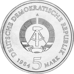 5 Mark DDR 1984 - Leipzig, Thomaskirche