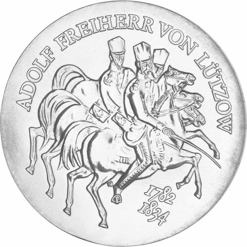 5 Mark DDR 1984 - Adolf Freiherr von Lützow