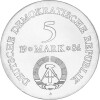 5 Mark DDR 1984 - Adolf Freiherr von Lützow