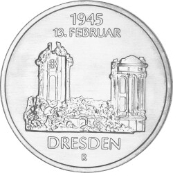 5 Mark DDR 1985 - Dresden, Frauenkirche