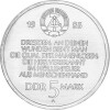 5 Mark DDR 1985 - Dresden, Frauenkirche
