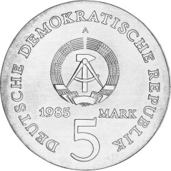 5 Mark DDR 1985 - Caroline Neuber