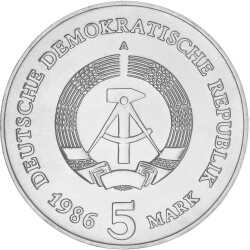 5 Mark DDR 1986 - Berlin Brandenburger Tor