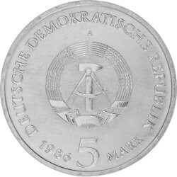 5 Mark DDR 1986 - Potsdam, Neues Palais