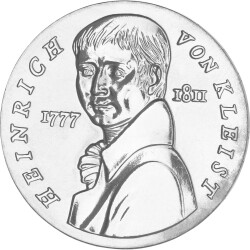 5 Mark DDR 1986 - Heinrich von Kleist