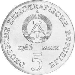 5 Mark DDR 1986 - Heinrich von Kleist