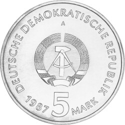 5 Mark DDR 1987 - Berlin, Alexanderplatz