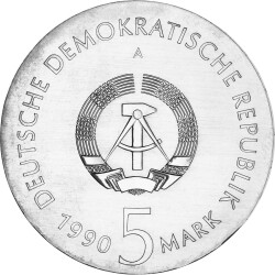 5 Mark DDR 1990 - Kurt Tucholsky