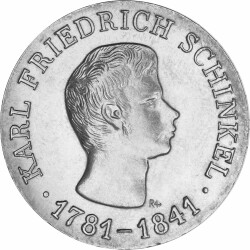 10 Mark DDR 1966 - Karl Friedrich Schinkel