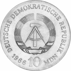 10 Mark DDR 1966 - Karl Friedrich Schinkel