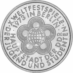 10 Mark DDR 1973 - Weltfestspiele der Jugend