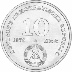 10 Mark DDR 1976 - 20 Jahre Nationale Volksarmee