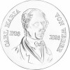 10 Mark DDR 1976 - Carl Maria von Weber
