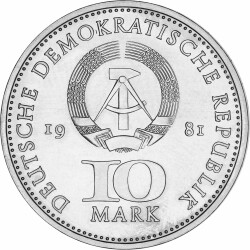 10 Mark DDR 1981 - 700 Jahre Münzprägung in Berlin