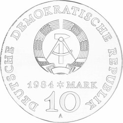 10 Mark DDR 1984 - 100. Todestag von Alfred Brehm