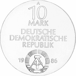 10 Mark DDR 1986 - 275 Jahre Charité Berlin