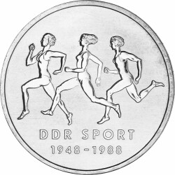 10 Mark DDR 1988 - 40 Jahre Deutscher Sportausschuss