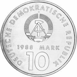 10 Mark DDR 1988 - 40 Jahre Deutscher Sportausschuss
