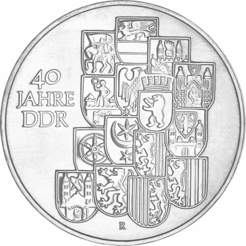 10 Mark DDR 1989 - 40 Jahre Deutsche Demokratische Republik