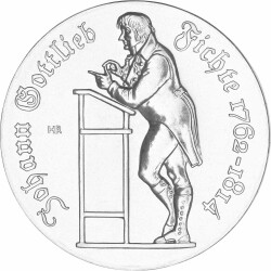 10 Mark DDR 1990 - Johann Gottlieb Fichte