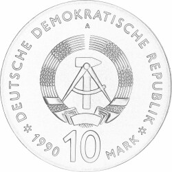 10 Mark DDR 1990 - Johann Gottlieb Fichte