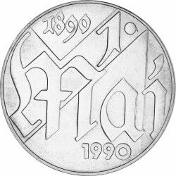 10 Mark DDR 1990 - 100 Jahre Internationaler Kampftag der...