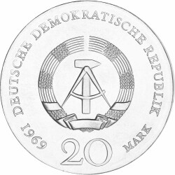 20 Mark DDR 1969 - Johann Wolfgang von Goethe