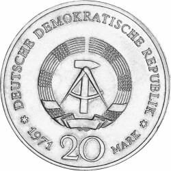 20 Mark DDR 1971 - Heinrich Mann