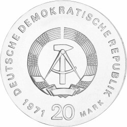 20 Mark DDR 1971 - Karl Liebknecht und Rosa Luxemburg