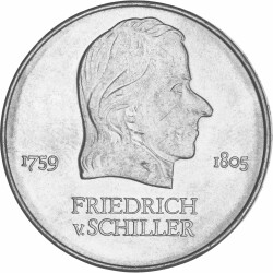 20 Mark DDR 1972 - Friedrich von Schiller