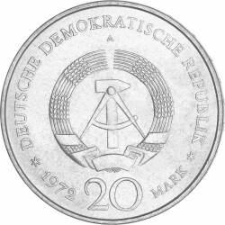 20 Mark DDR 1972 - Wilhelm Pieck