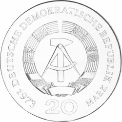 20 Mark DDR 1973 - August Bebel