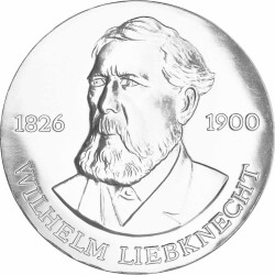 20 Mark DDR 1976 - Wilhelm Liebknecht