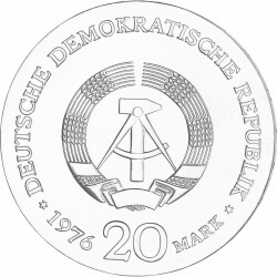 20 Mark DDR 1976 - Wilhelm Liebknecht