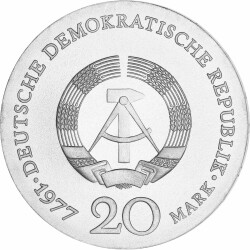 20 Mark DDR 1977 - Carl Friedrich Gauß