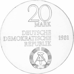20 Mark DDR 1981 - Carl Reichsfreiherr vom Stein