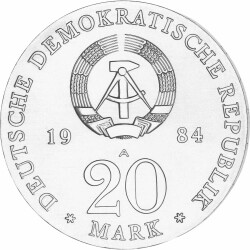 20 Mark DDR 1984 - Georg Friedrich Händel