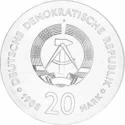 20 Mark DDR 1988 - 100. Todestag von Carl Zeiss