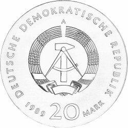 20 Mark DDR 1989 - 500. Geburtstag von Thomas Müntzer