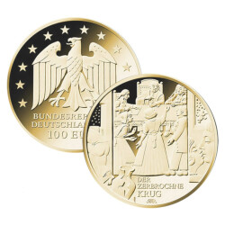 100 Euro Deutschland 2024 Gold st -  Kleist "Der zerbrochne Krug"