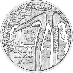 20 Euro Gedenkmünze Österreich 2024 Silber PP - Bergbau