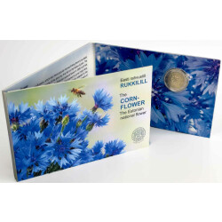 2 Euro Gedenkmünze Estland 2024 st - Kornblume - im...