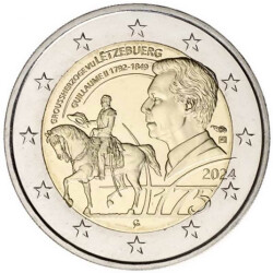 2 Euro Gedenkm&uuml;nze Luxemburg 2024 bfr. - 175....