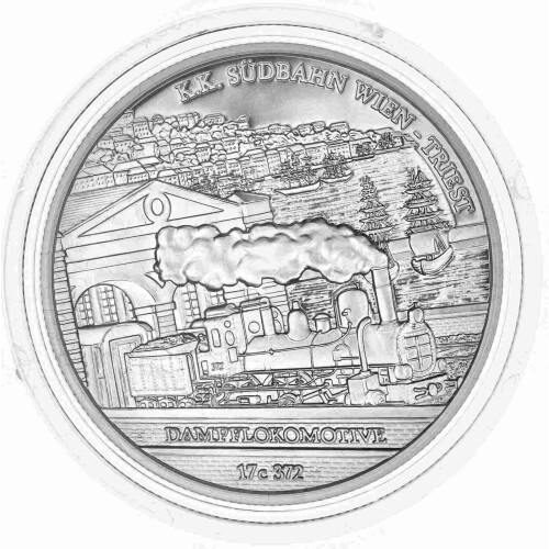 20 Euro Gedenkmünze Österreich 2007 Silber PP -  Südbahn Wien-Triest