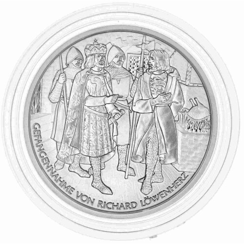 10 Euro Gedenkmünze Österreich 2009 Silber PP - Richard Löwenherz in Dürnstein