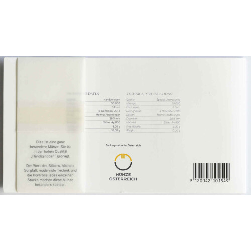 5 Euro Gedenkmünze Österreich 2014 Silber hgh - Bräuche