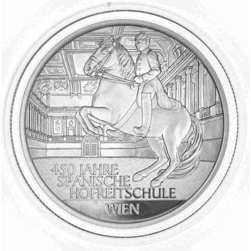 20 Euro Gedenkmünze Österreich 2015 Silber PP - Spanische Hofreitschule