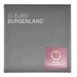10 Euro Gedenkmünze Österreich 2015 Silber PP - Burgenland